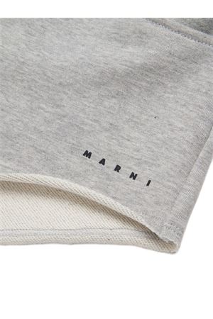 gray cotton shorts MARNI KIDS | M01690M00V00M903